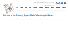 Tablet Screenshot of embassysquaremall.com
